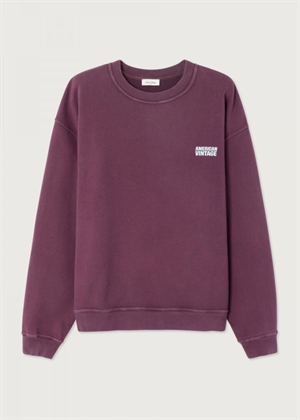 Plizzy oversize sweatshirt Mahogany American Vintage 